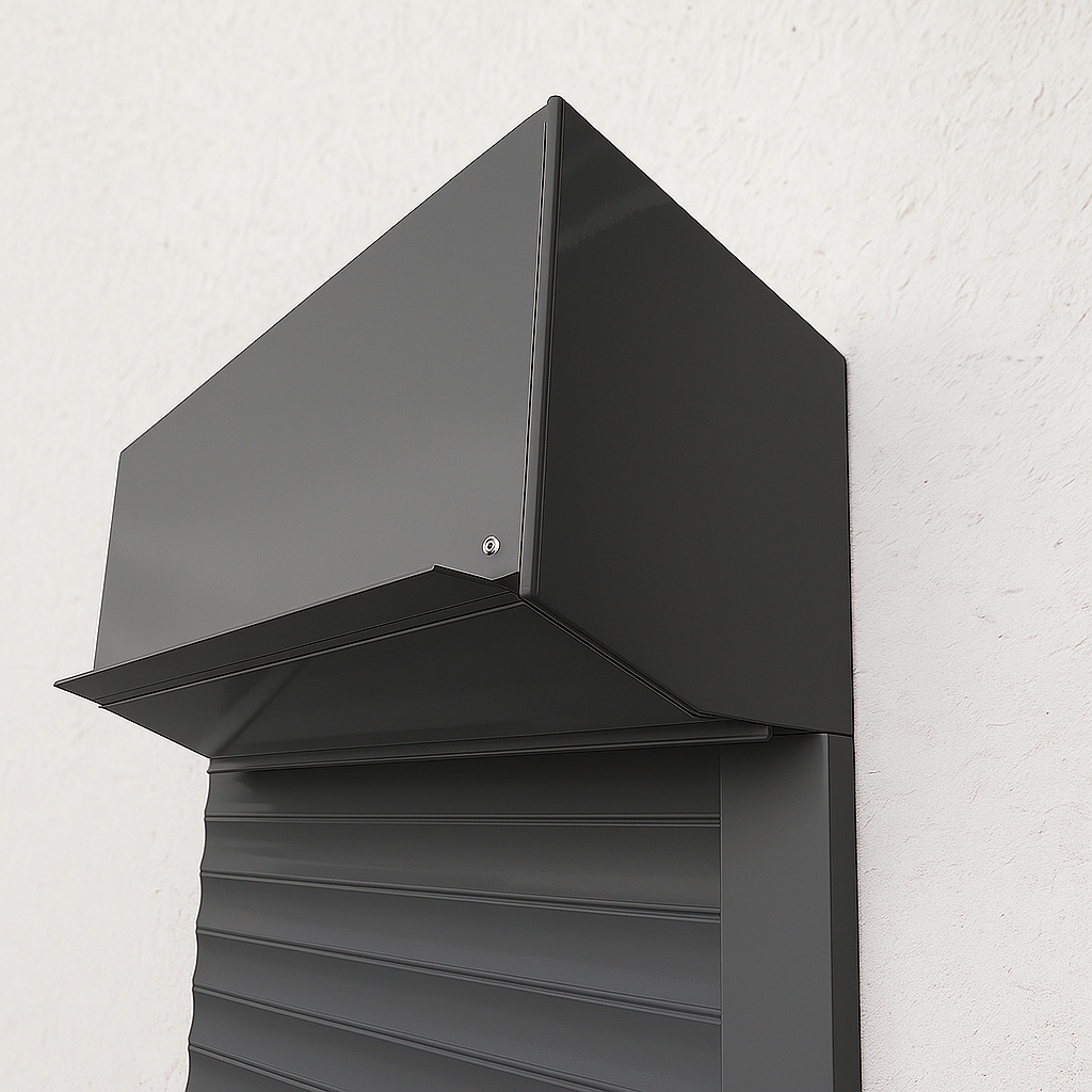 Vakolható tokos alumínium redőny 20° kivitelben – galéria